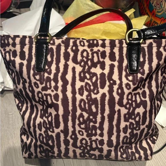 Coach Ocelot Leopard Print Tote - Picture 2 of 5